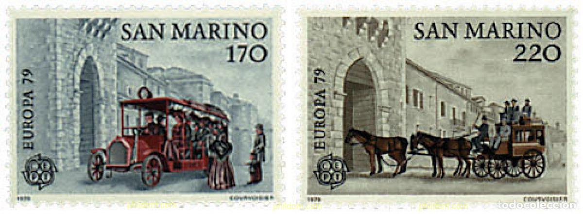 Sellos: 62395 MNH SAN MARINO 1979 EUROPA CEPT. COMUNICACIONES