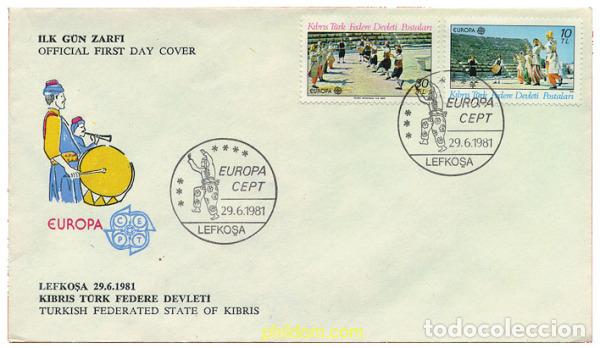 Sellos: 23900 MNH CHIPRE. Administraci&oacute;n turca 1981 EUROPA CEPT. FOLCLORE