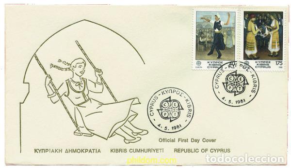 Sellos: 23899 MNH CHIPRE 1981 EUROPA CEPT. FOLCLORE