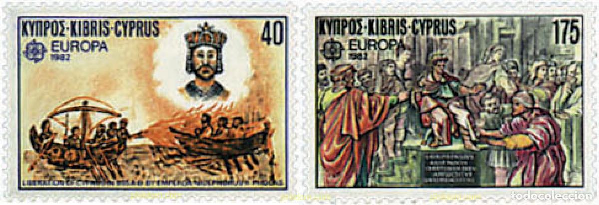 Sellos: 62481 MNH CHIPRE 1982 EUROPA CEPT. HISTORIA