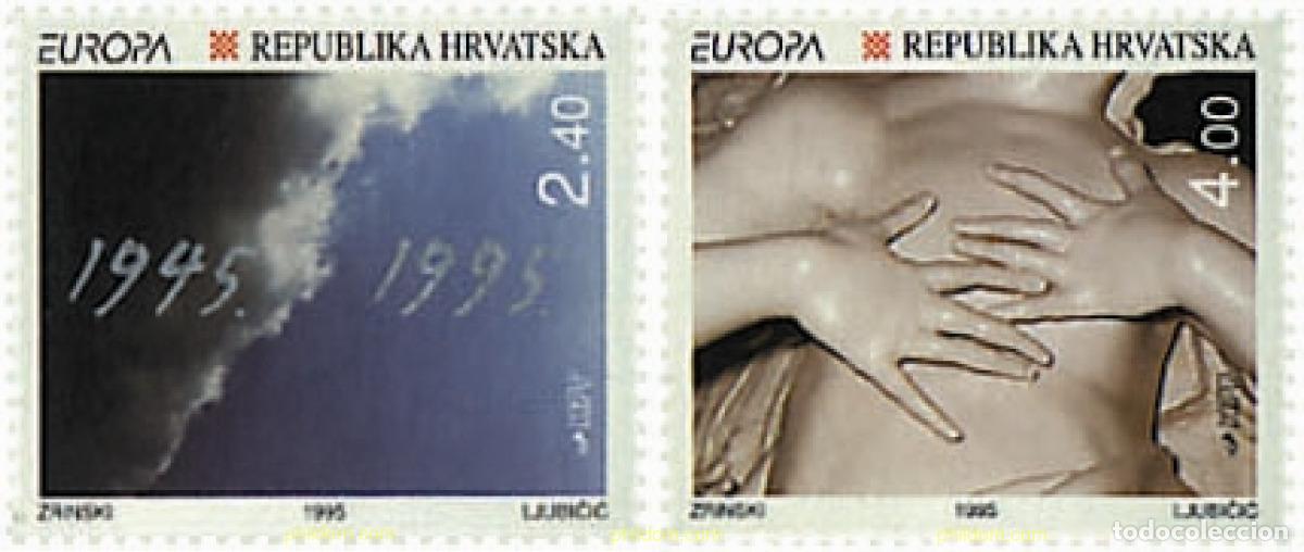 Sellos: 62946 MNH CROACIA 1995 EUROPA CEPT. PAZ Y LIBERTAD