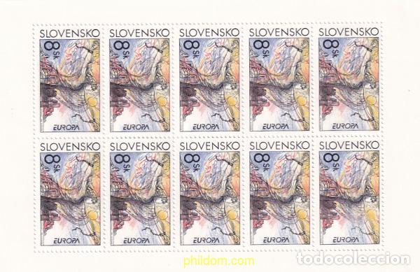 Sellos: 9074 MNH ESLOVAQUIA 1995 EUROPA CEPT. PAZ Y LIBERTAD