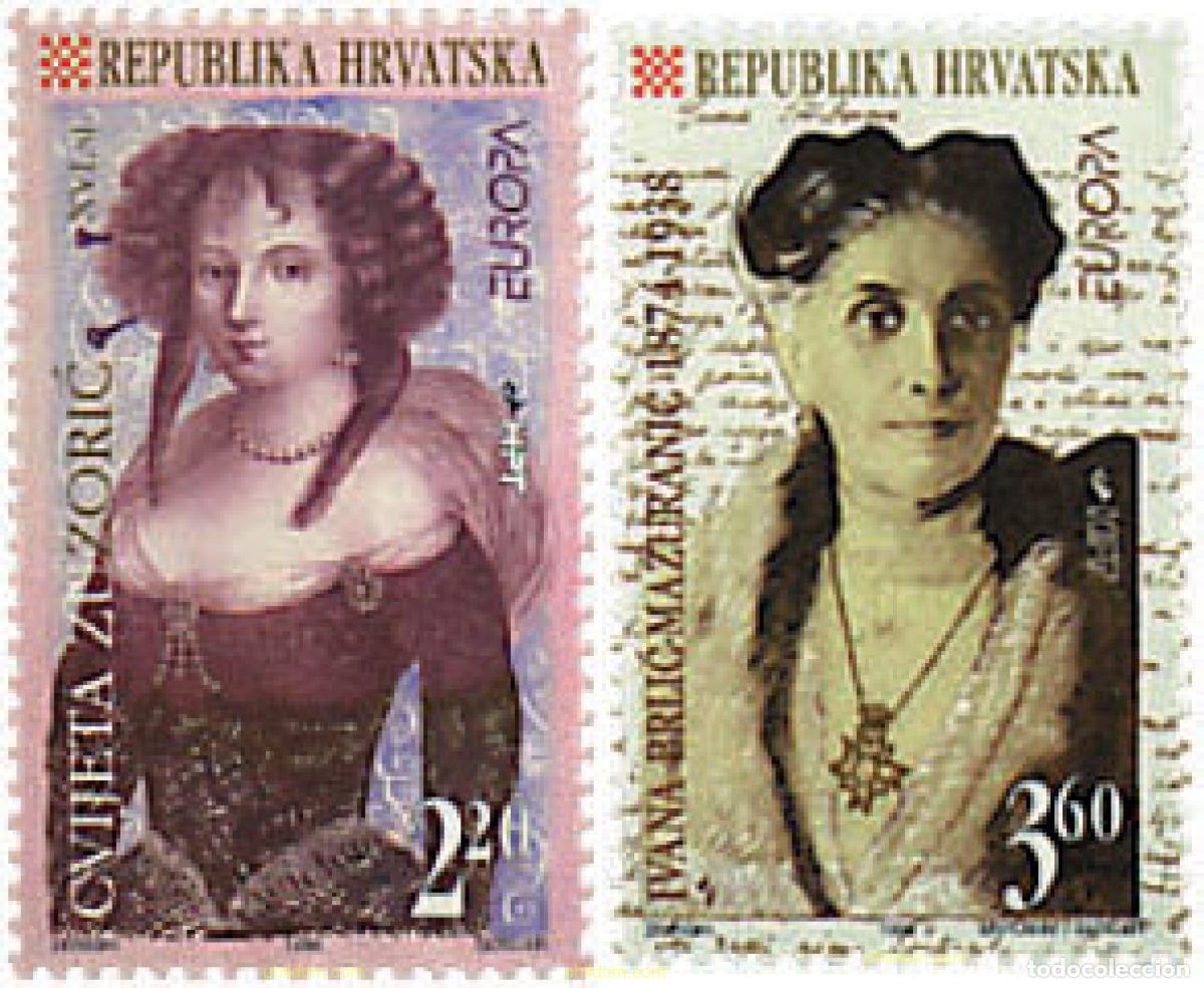 Sellos: 62996 MNH CROACIA 1996 EUROPA CEPT. MUJERES CELEBRES