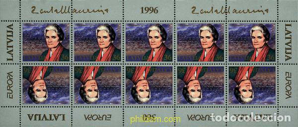Sellos: 9104 MNH LETONIA 1996 EUROPA CEPT. MUJERES CELEBRES