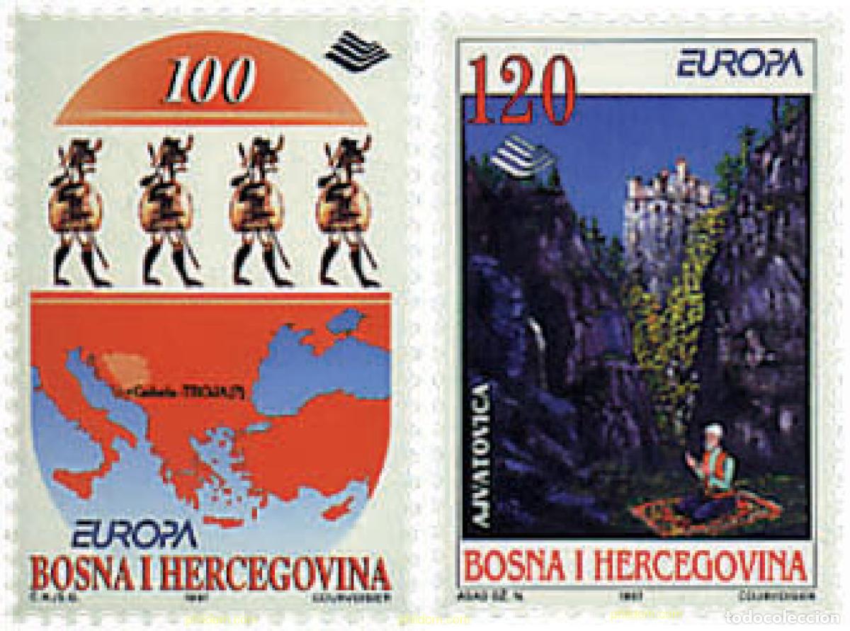 Sellos: 80460 MNH BOSNIA-HERZEGOVINA 1997 EUROPA CEPT. CUENTOS Y LEYENDAS