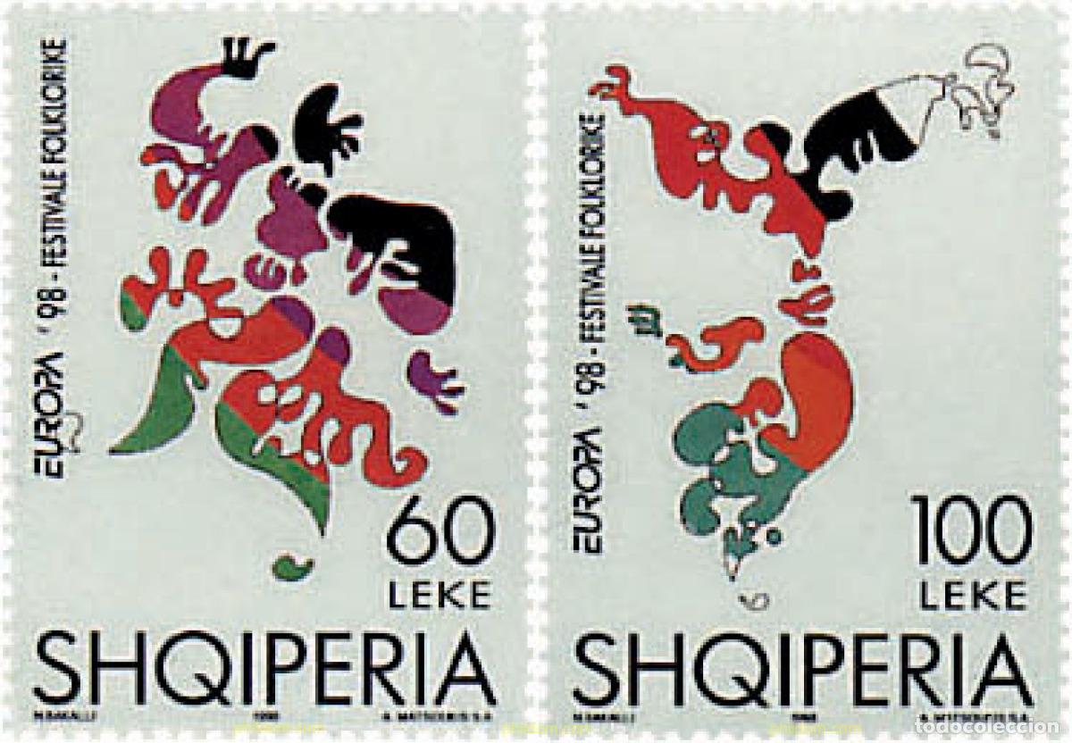 Sellos: 78749 MNH ALBANIA 1998 EUROPA CEPT. FESTIVALES Y FIESTAS NACIONALES