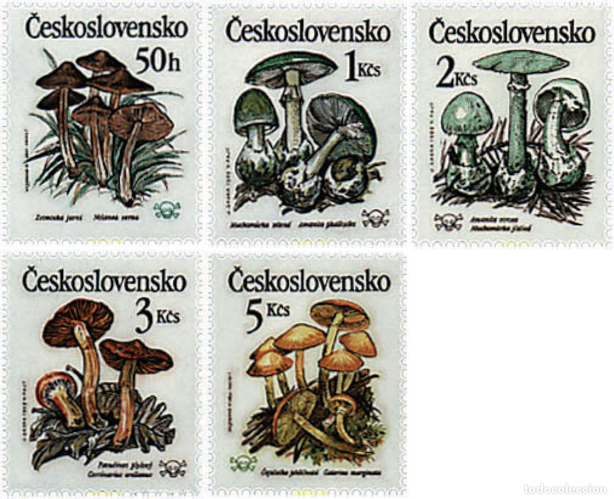 Sellos: 37418 MNH CHECOSLOVAQUIA 1989 SETAS