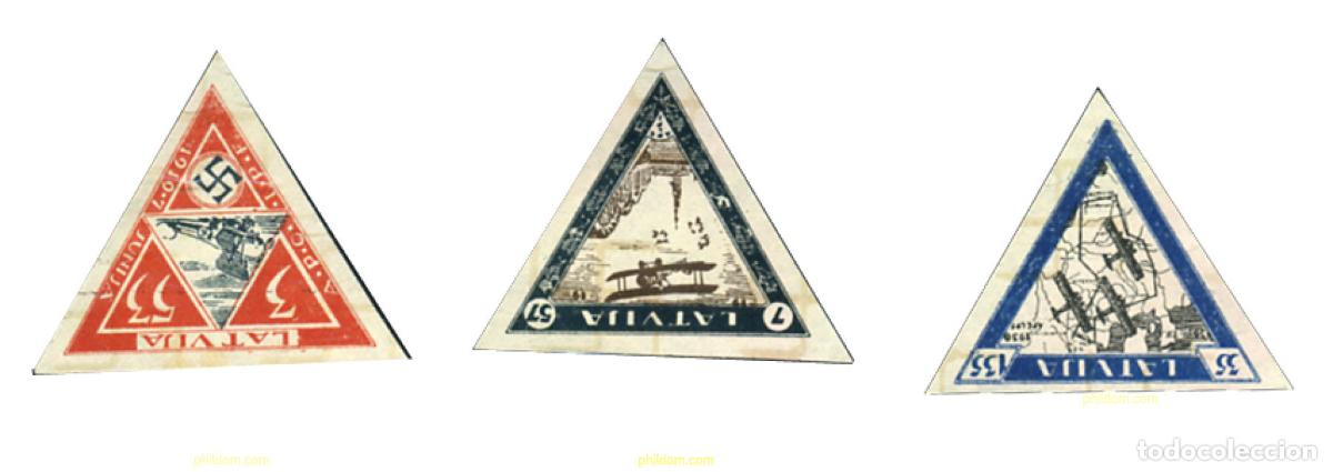 Sellos: 16944 MNH LETONIA 1933 PRO AVIADORES HERIDOS