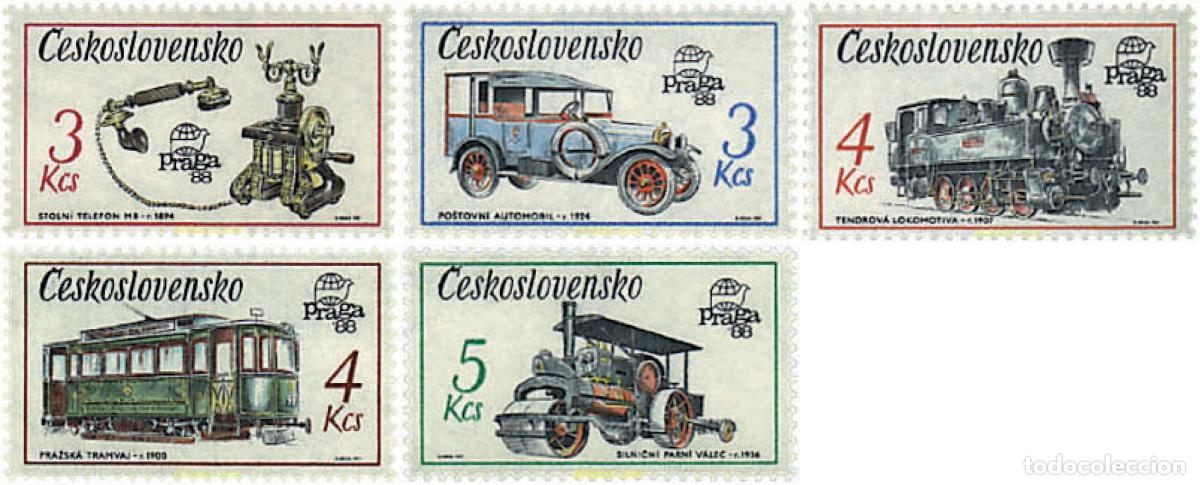 Sellos: 59997 MNH CHECOSLOVAQUIA 1987 PRAGA 88. EXPOSICION FILATELICA INTERNACIONAL