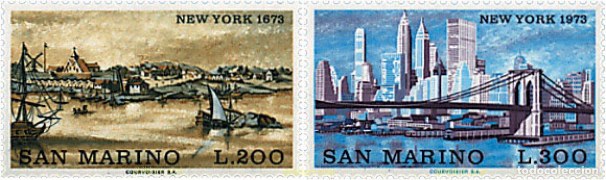 Sellos: 57856 MNH SAN MARINO 1973 LAS GRANDES CIUDADES DEL MUNDO. NUEVA YORK