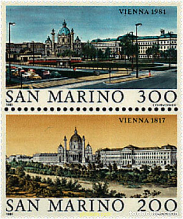 Sellos: 5821 MNH SAN MARINO 1981 LAS GRANDES CIUDADES DEL MUNDO. VIENA