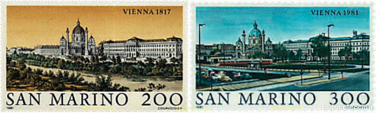 Sellos: 57857 MNH SAN MARINO 1981 LAS GRANDES CIUDADES DEL MUNDO. VIENA