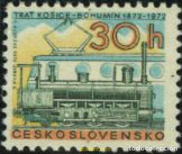 Sellos: 58104 MNH CHECOSLOVAQUIA 1972 CENTENARIO DE LA LINEA KOSICE-BOHUMIN