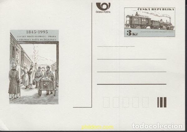 Sellos: 660717 MNH CHEQUIA 1995 150 ANIVERSARIO DE LA LLEGADA DEL PRIMER TREN OLOM