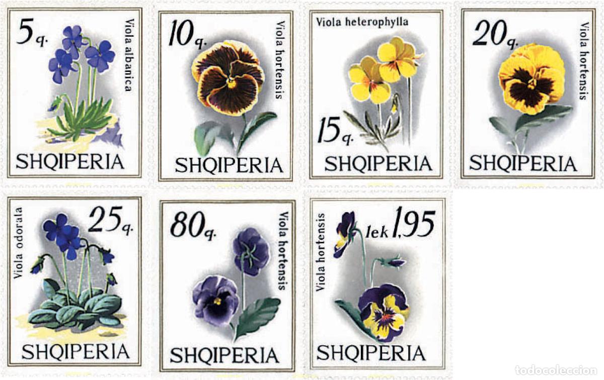 Sellos: 95866 MNH ALBANIA 1969 VIOLETAS