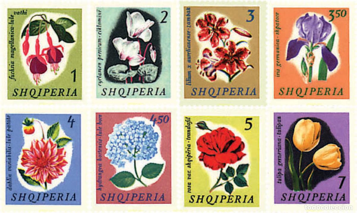 Sellos: 80500 MNH ALBANIA 1965 FLORES