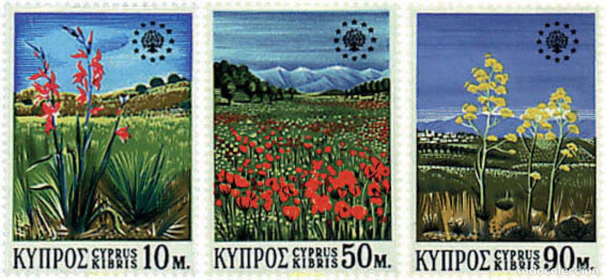 Sellos: 82465 MNH CHIPRE 1970 CONSERVACION DE LA NATURALEZA