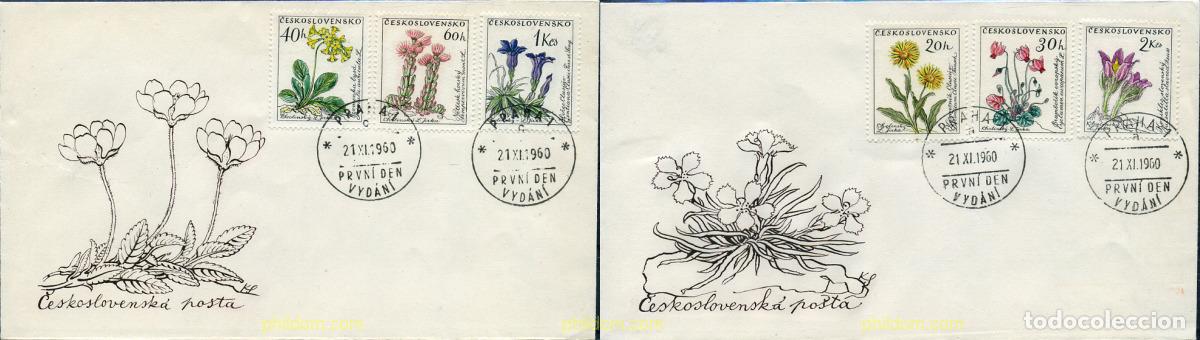 Sellos: 285307 MNH CHECOSLOVAQUIA 1960 FLORES