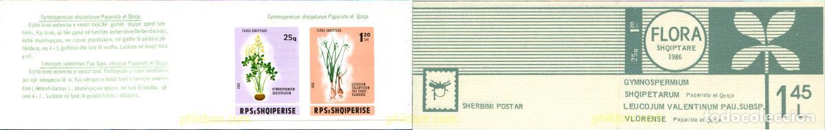 Sellos: 3592 MNH ALBANIA 1986 FLORA ALBANESA