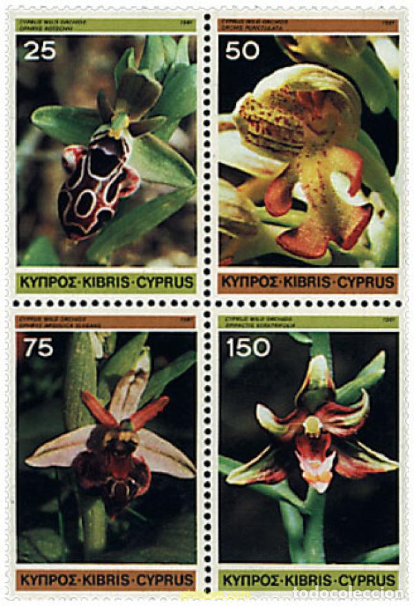 Sellos: 4642 MNH CHIPRE 1981 ORQUIDEAS SILVESTRES