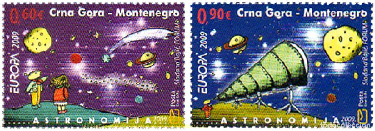 Sellos: 242465 MNH MONTENEGRO 2009 EUROPA CEPT 2009 - ASTRONOMIA