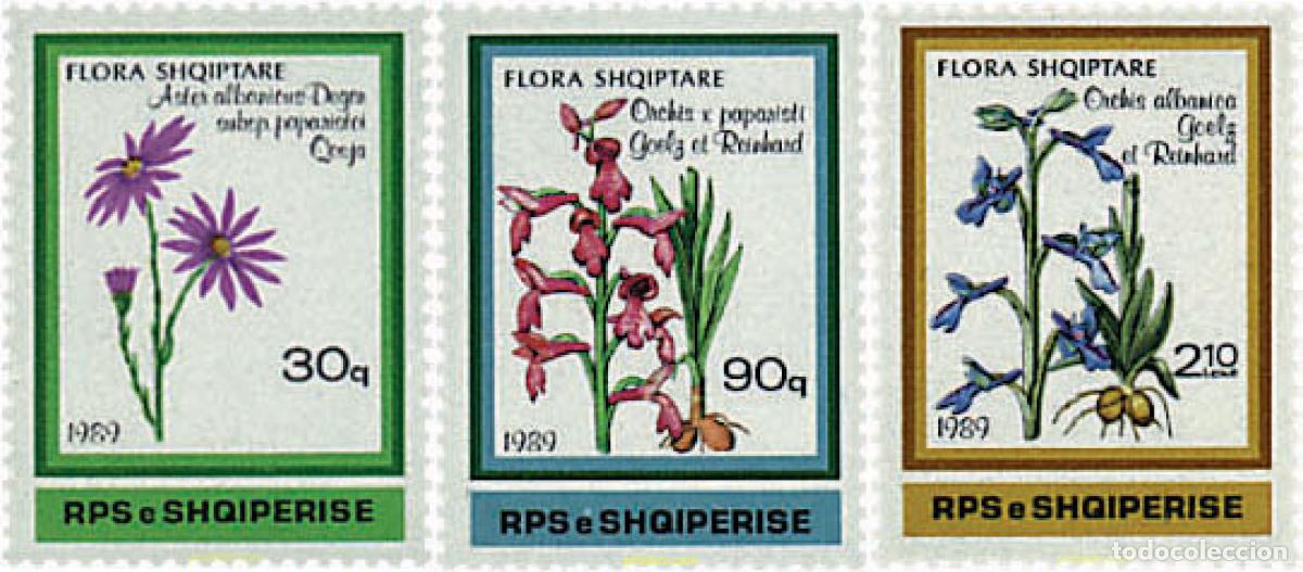 Sellos: 96847 MNH ALBANIA 1989 FLORA ALBANESAS