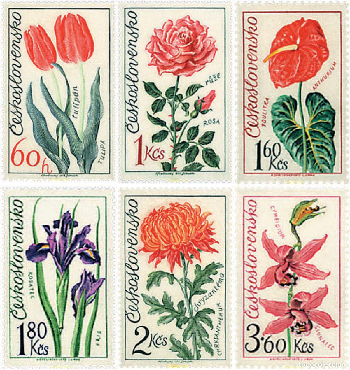 Sellos: 82828 MNH CHECOSLOVAQUIA 1973 FLORES