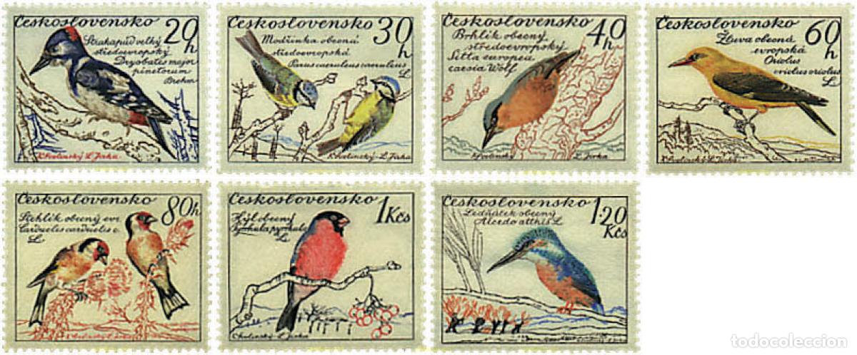 Sellos: 63628 MNH CHECOSLOVAQUIA 1959 AVES
