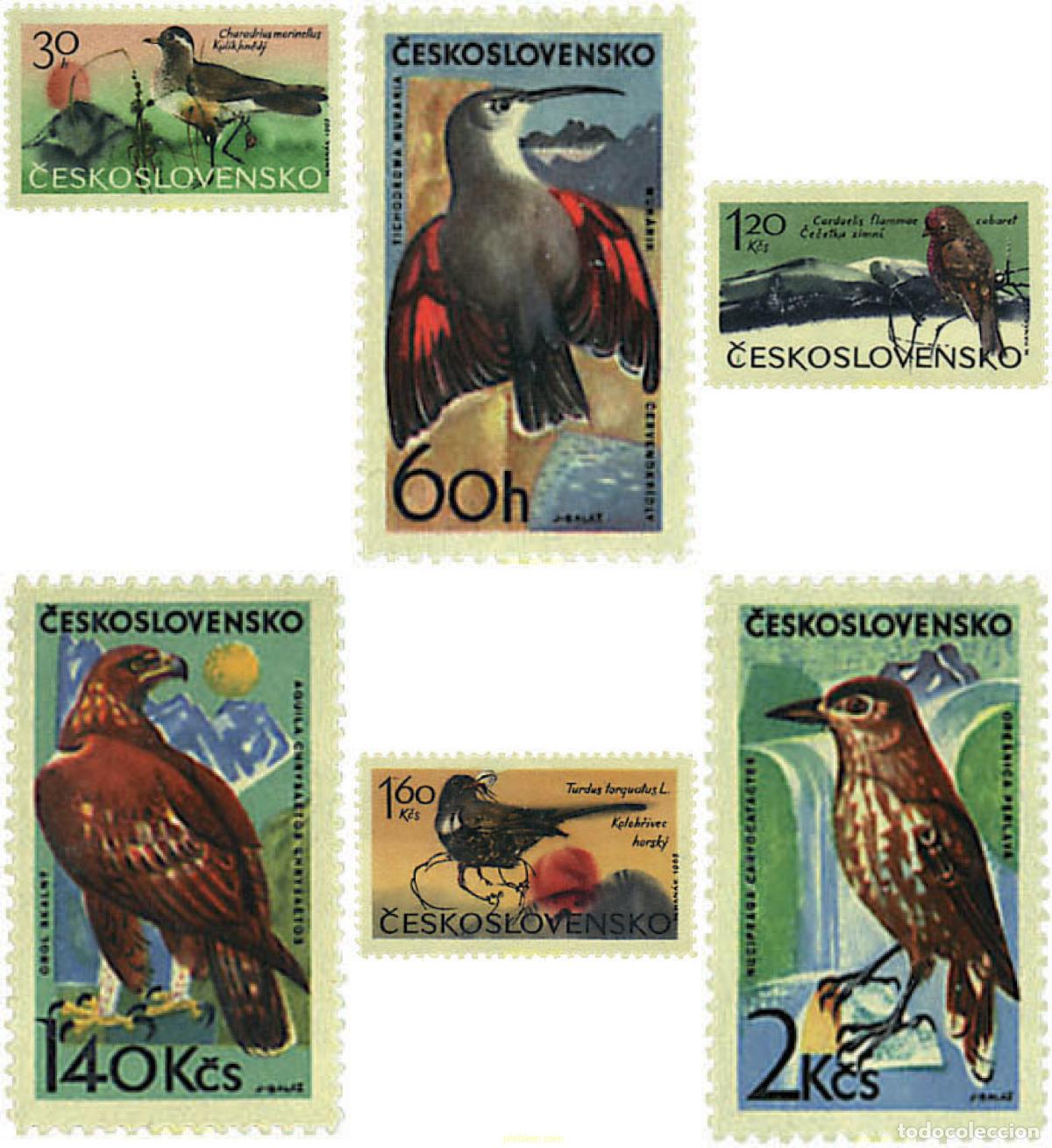 Sellos: 63659 MNH CHECOSLOVAQUIA 1965 AVES