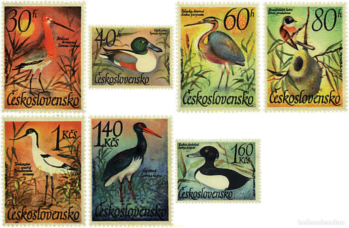 Sellos: 63711 MNH CHECOSLOVAQUIA 1967 AVES ACUATICAS