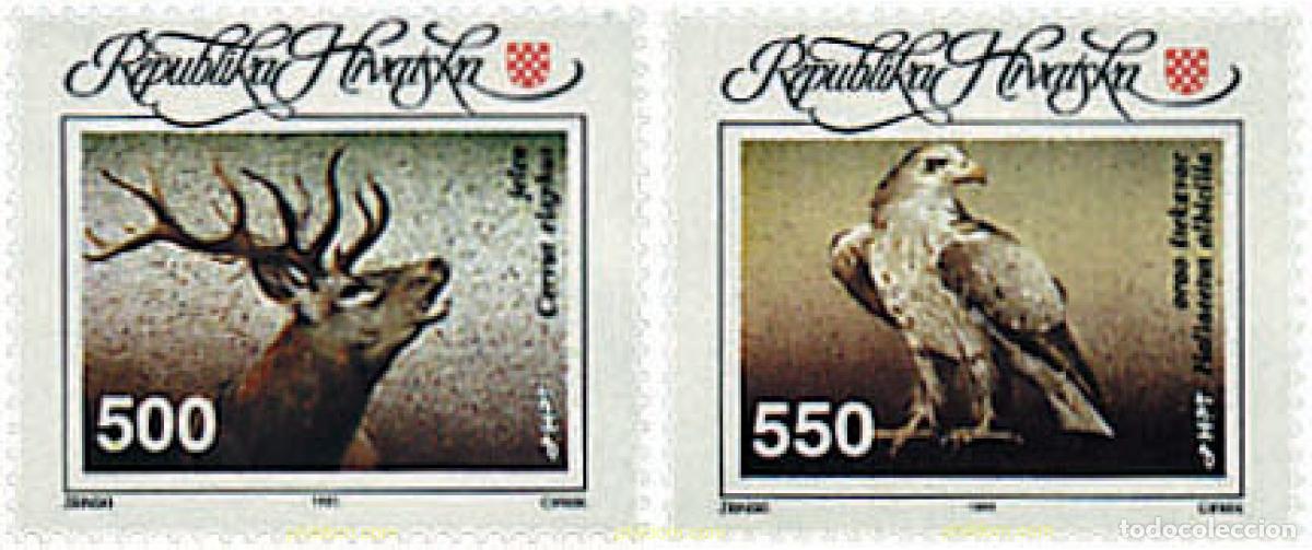 Sellos: 67379 MNH CROACIA 1993 FAUNA