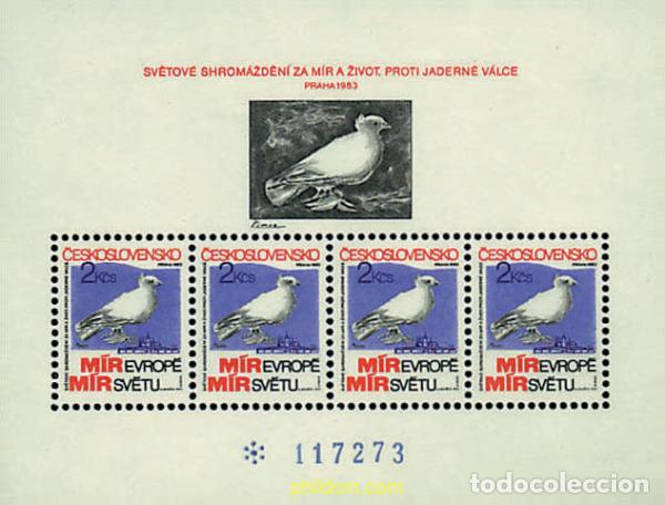 Sellos: 33390 MNH CHECOSLOVAQUIA 1983 ASAMBLEA MUNDIAL PARA LA PAZ Y LA VIDA