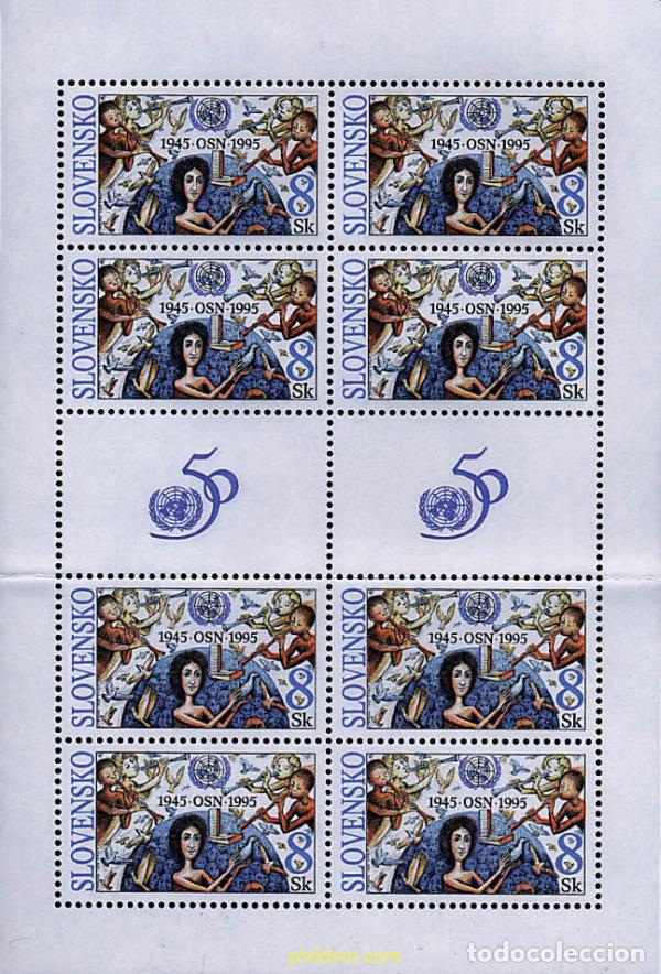 Sellos: 11532 MNH ESLOVAQUIA 1995 50 ANIVERSARIO DE LA ONU
