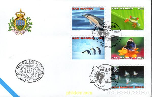 Sellos: 398415 MNH SAN MARINO 1996 EXPOSICION SOBRE TURISMO ITINERANTE