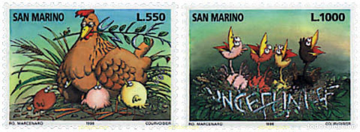 Sellos: 32917 MNH SAN MARINO 1996 50 ANIVERSARIO DE LA UNICEF