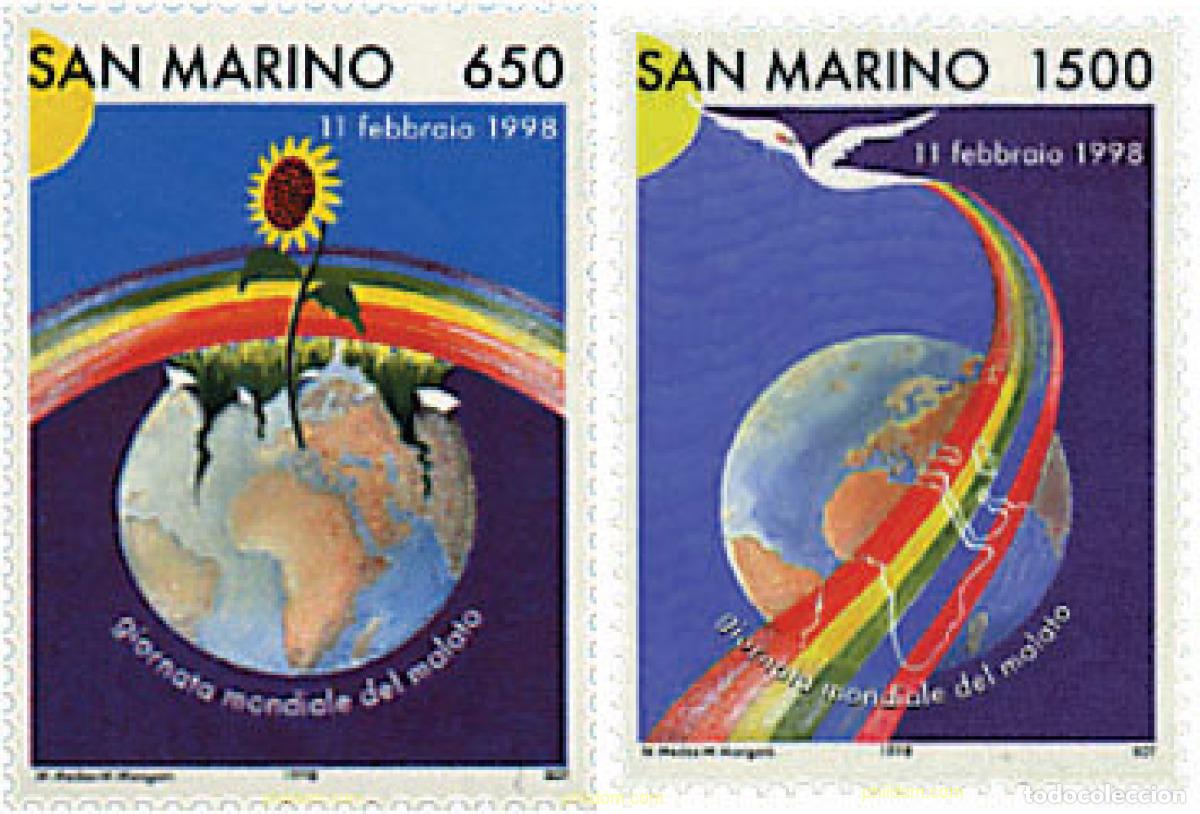 Sellos: 93185 MNH SAN MARINO 1998 DIA MUNDIAL DEL ENFERMO
