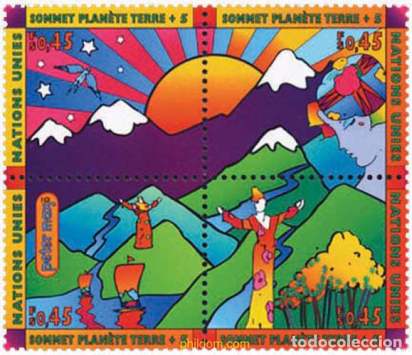 Sellos: 6395 MNH NACIONES UNIDAS. Ginebra 1997 CUMBRE DEL PLANETA TIERRA
