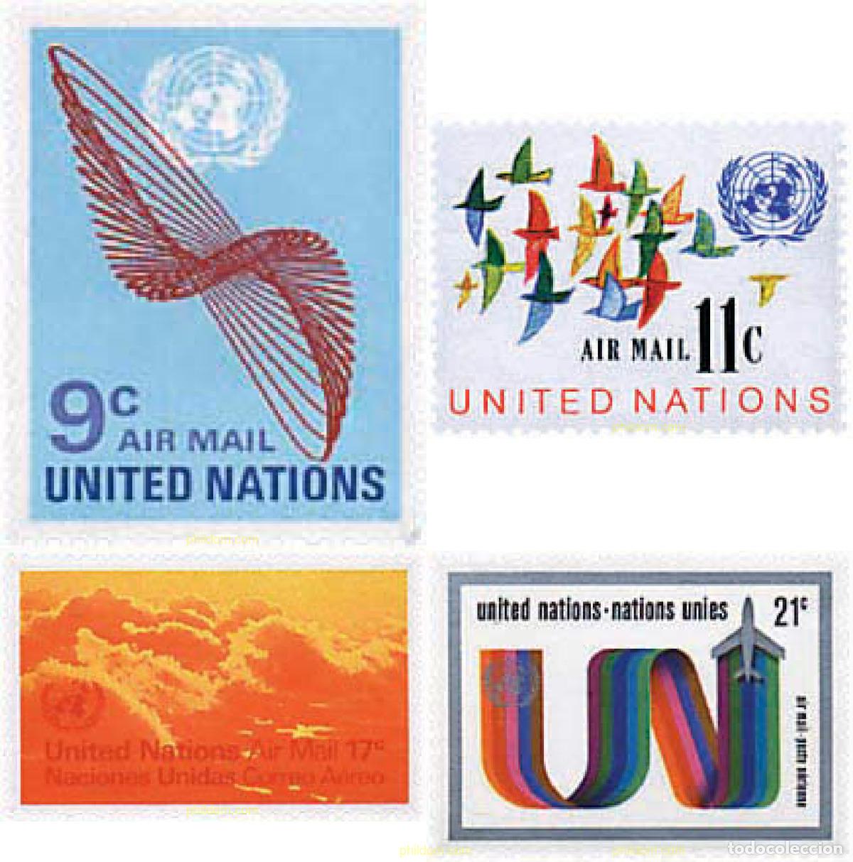 Sellos: 33036 MNH NACIONES UNIDAS. Nueva York 1972 MOTIVOS VARIOS