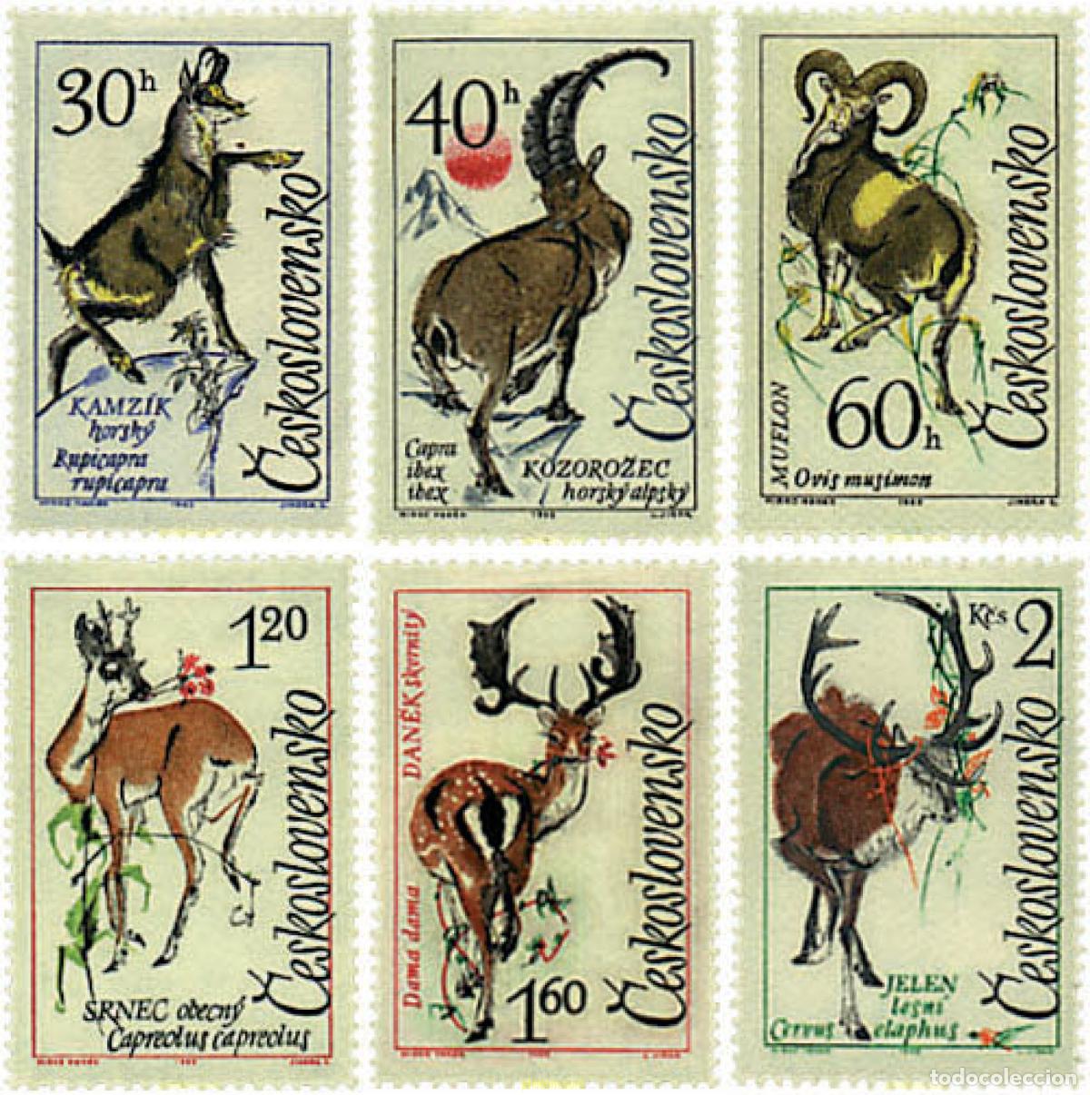 Sellos: 63645 MNH CHECOSLOVAQUIA 1963 ANIMALES DE TATRAS