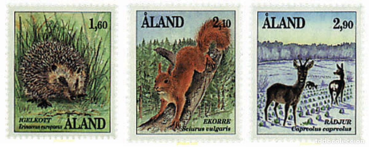 Sellos: 92775 MNH ALAND 1991 MAMIFEROS