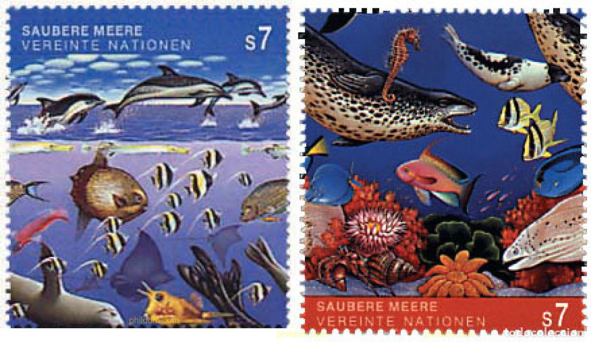 Sellos: 29918 MNH NACIONES UNIDAS. Viena 1992 PRESERVACION DEL FONDO MARINO