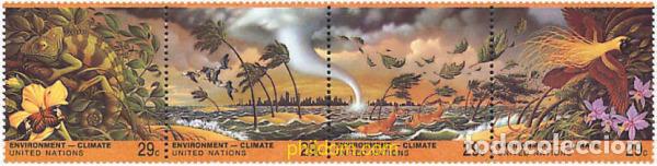 Sellos: 158710 MNH NACIONES UNIDAS. Nueva York 1993 ENTORNO Y CLIMATOLOGIA