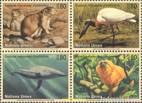 Sellos: 6861 MNH NACIONES UNIDAS. Ginebra 1994 PROTECCION DE LA NATURALEZA