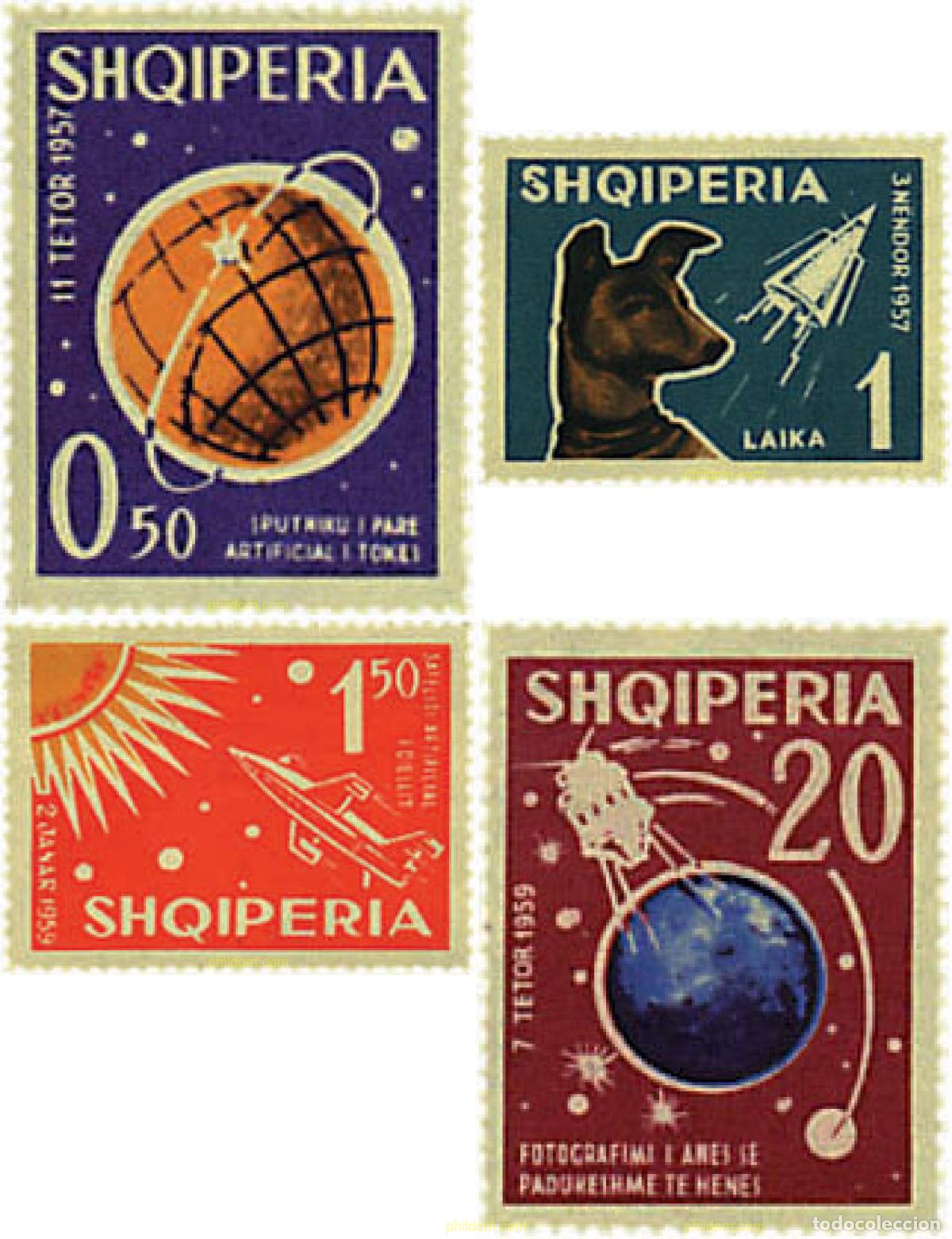 Sellos: 78059 MNH ALBANIA 1962 VEHICULOS COSMICOS