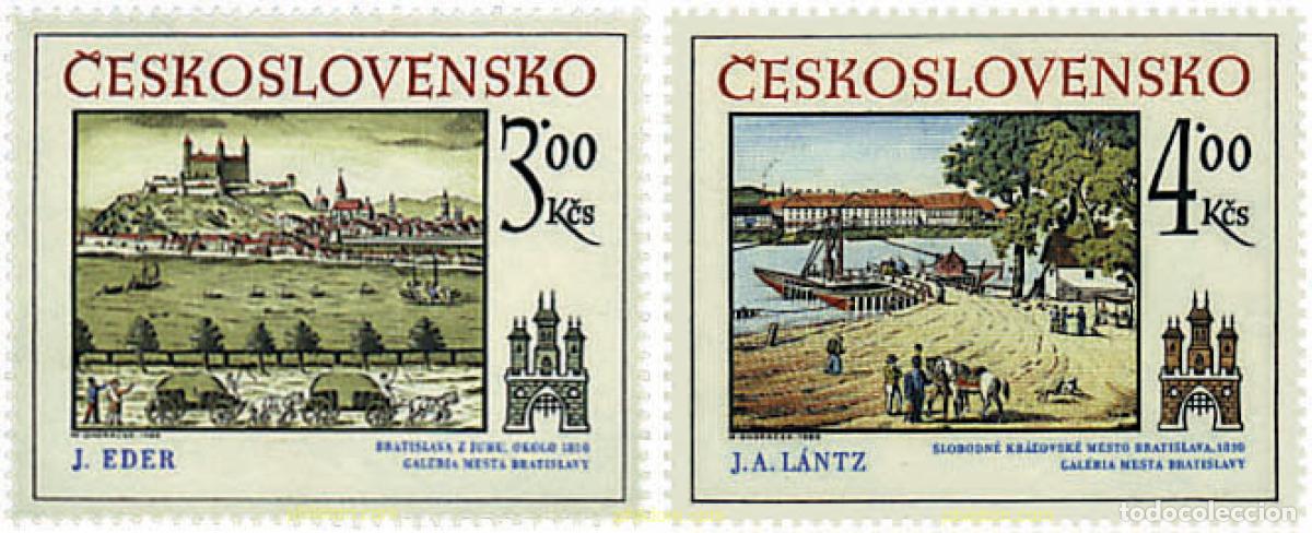 Sellos: 63772 MNH CHECOSLOVAQUIA 1980 MOTIVOS HISTORICOS DE BRATISLAVA