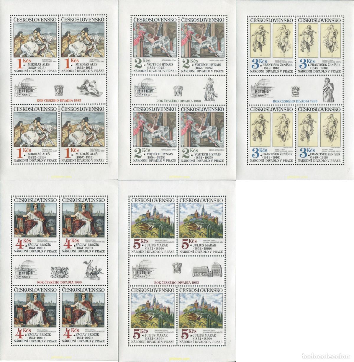 Sellos: 682253 MNH CHECOSLOVAQUIA 1983 CUADROS DE GALERIAS NACIONALES