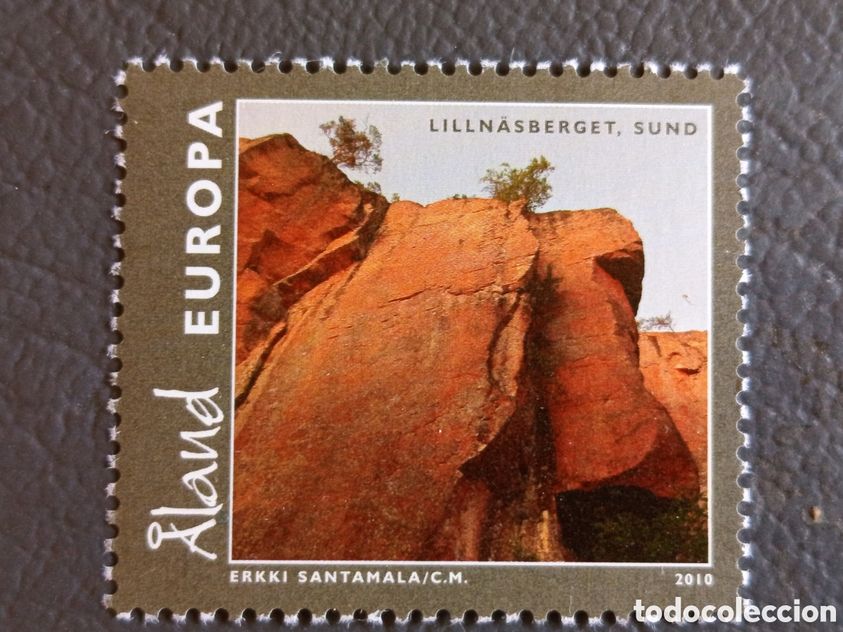 Sellos: Sello &Aring;land 2010 Europa de Erkki Santamala - Lilln&auml;sberget (Sund) MNH.