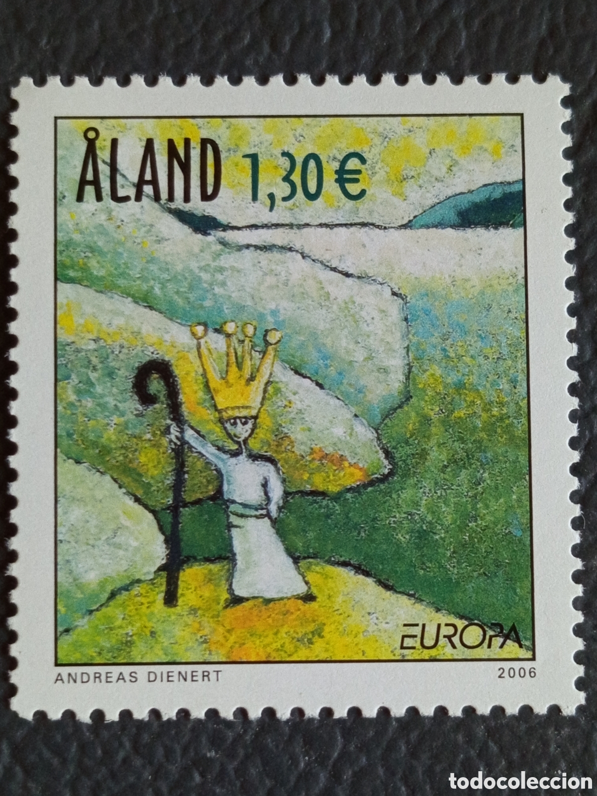 Sellos: Sello &Aring;land 2006 Europa Integraci&oacute;n de Andreas Dienert MNH Edifil 253 Michel 262