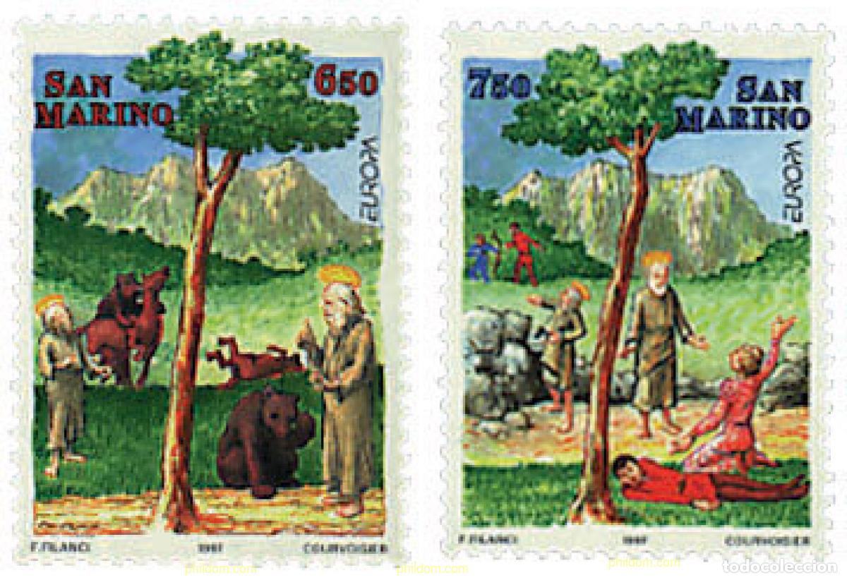 Sellos: 70389 MNH SAN MARINO 1997 EUROPA CEPT. CUENTOS Y LEYENDAS