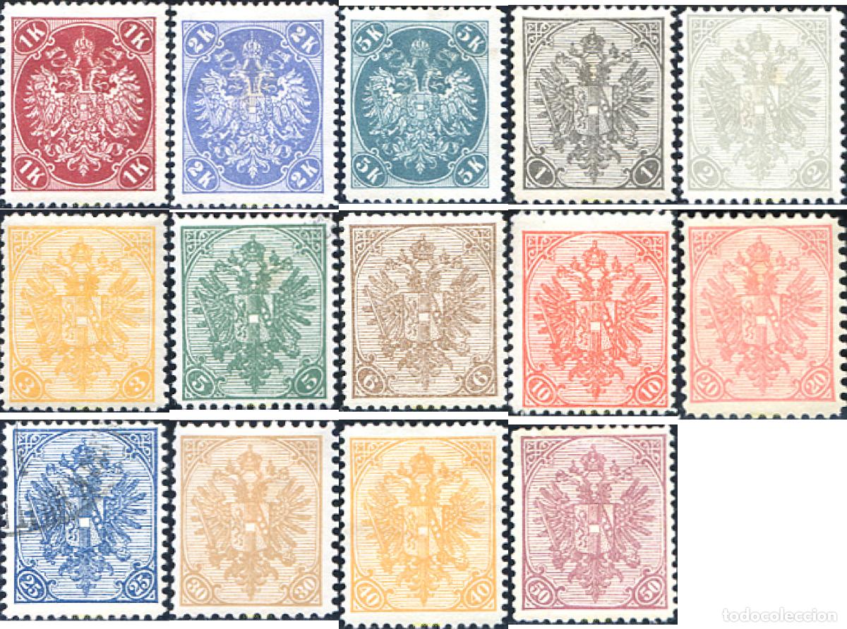 Sellos: 297955 HINGED BOSNIA-HERZEGOVINA 1900 ESCUDOS, TIPOGRAFIAS, PAPEL ORDINARIO O VIRGEN. FILIGRANA ZEI